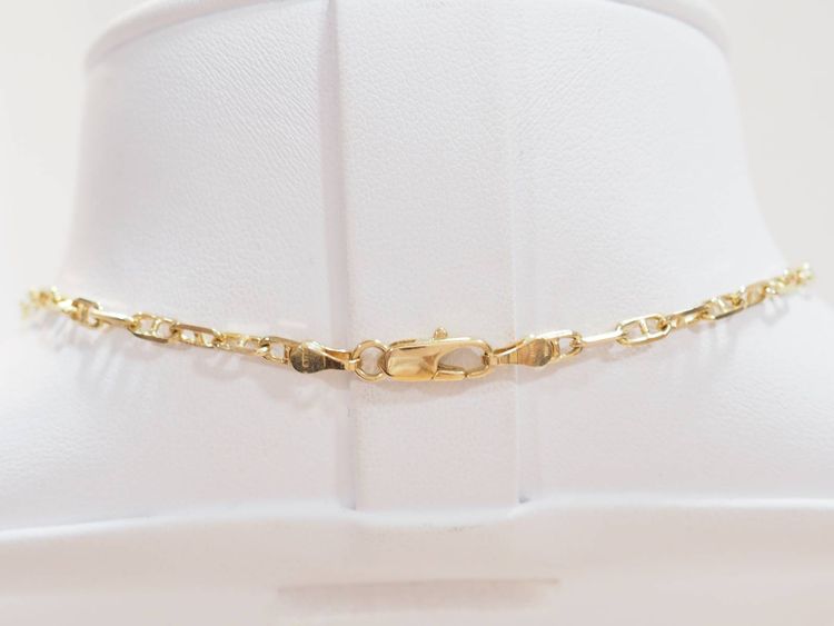 Collier maille marine en or jaune