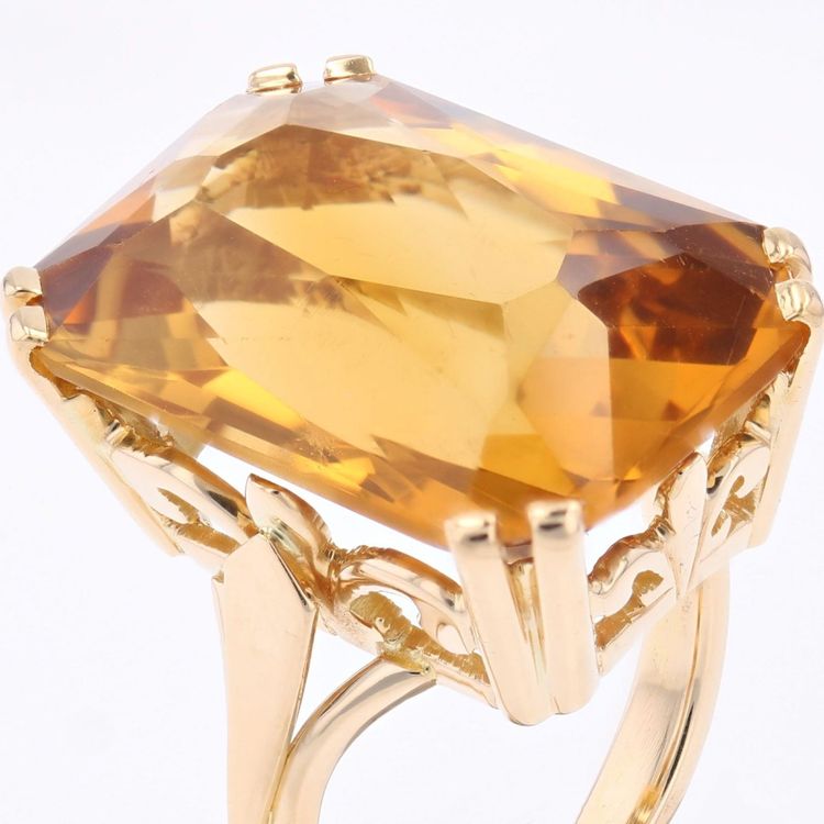 Vintage Citrine Ring