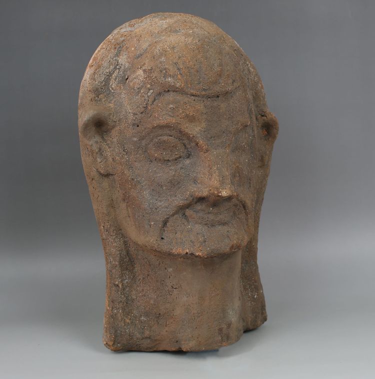 Etruscan Votive Head in Terracotta – Certificate of Authenticity + QED Test + Expert Report