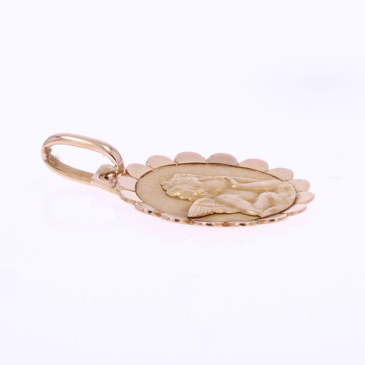 Antike Medaille Angelot Roségold