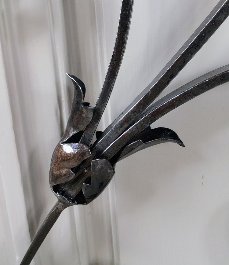 2 wrought-iron doors