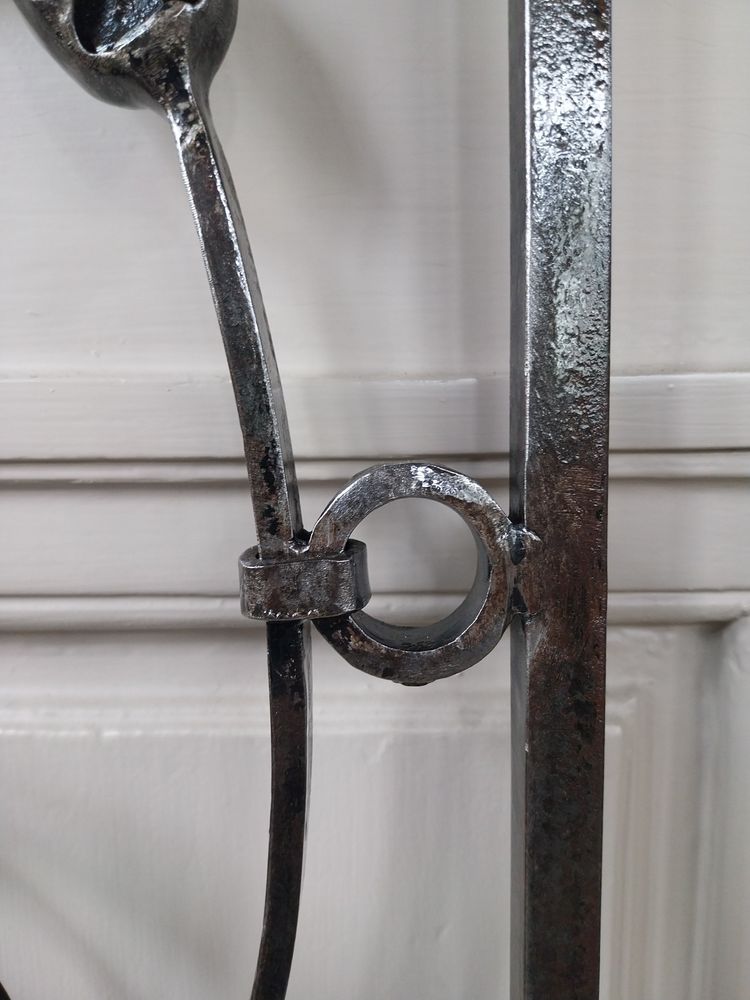 2 wrought-iron doors
