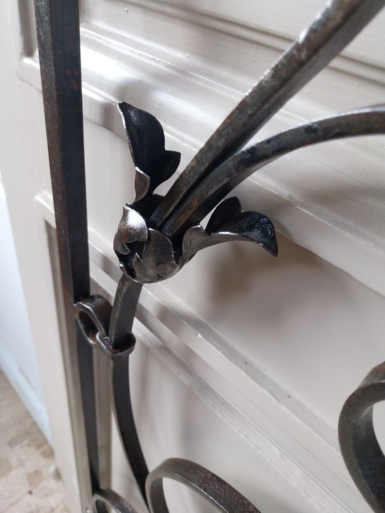 2 wrought-iron doors