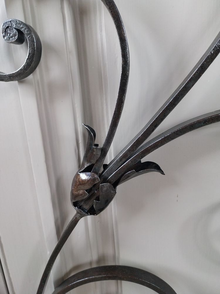 2 wrought-iron doors