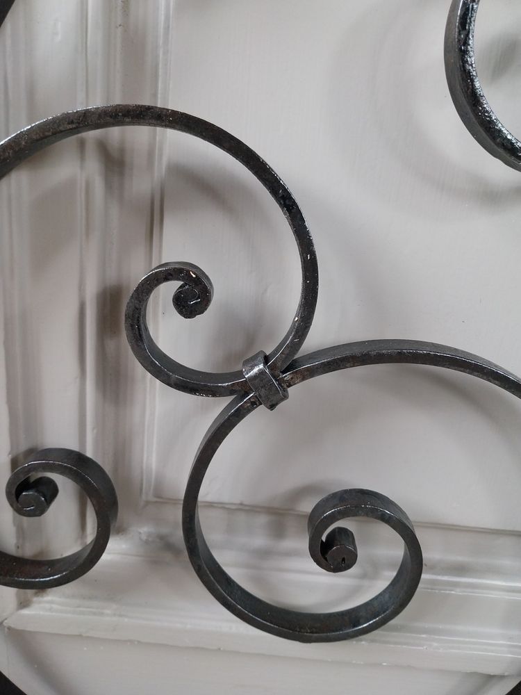 2 wrought-iron doors