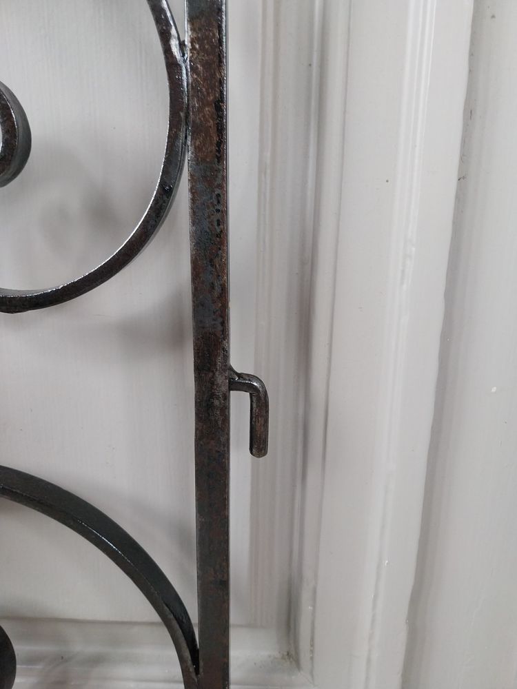 2 wrought-iron doors