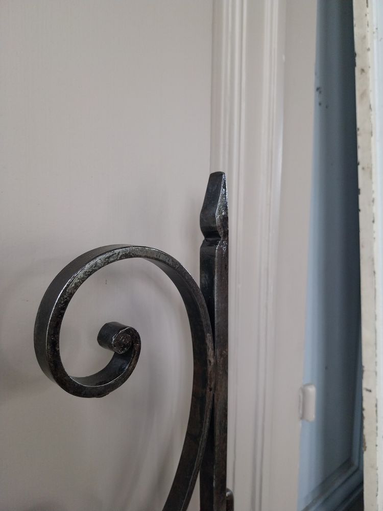 2 wrought-iron doors