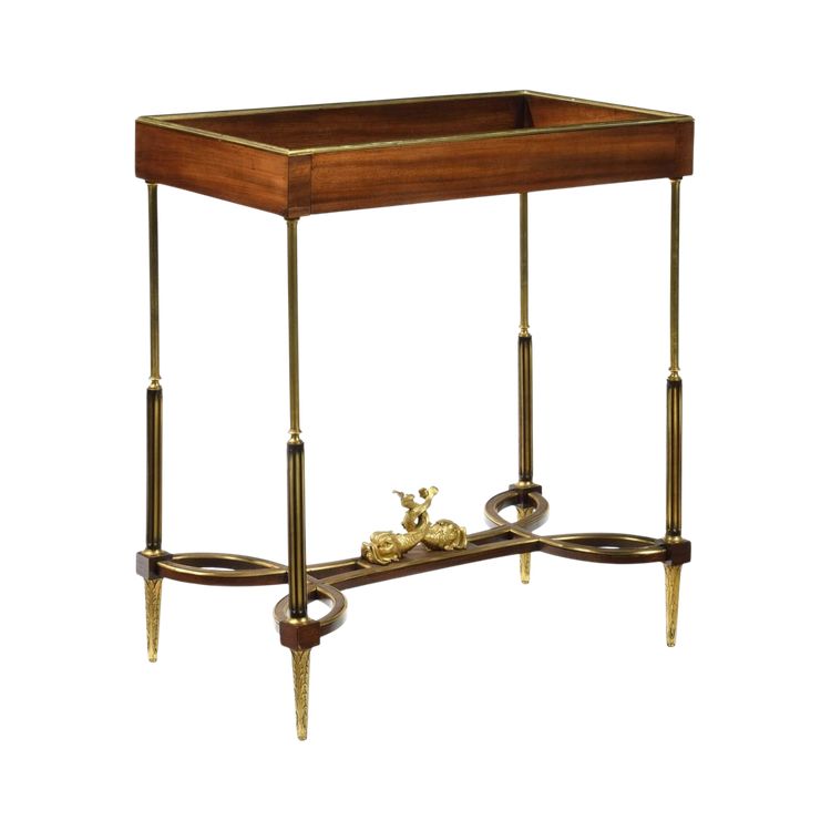 Weisweiler/Dasson, table vide poche Marie-Antoinette, estampillée, 19ème siècle. 