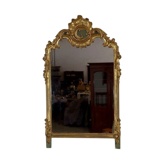  Rocaille Mirror in Golden Wood, Louis XV – 1900