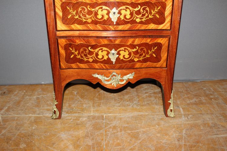 Sekretär im Stil von Louis XV gestempelt A. Monin Ende XIX