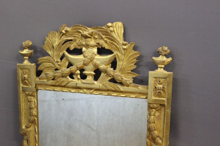 Specchio in legno dorato Luigi XVI XVIII