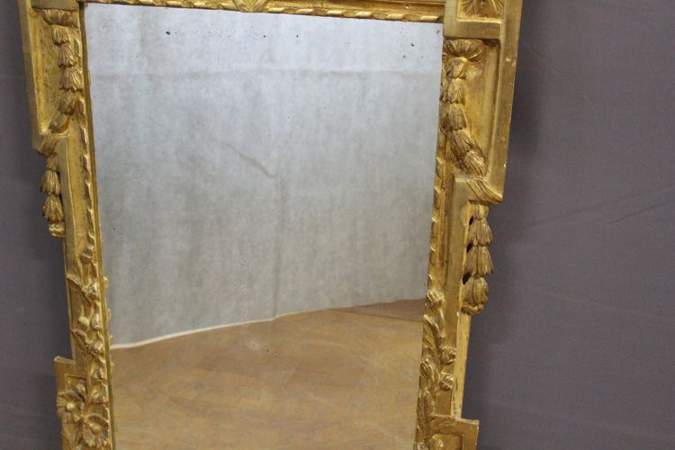 Specchio in legno dorato Luigi XVI XVIII