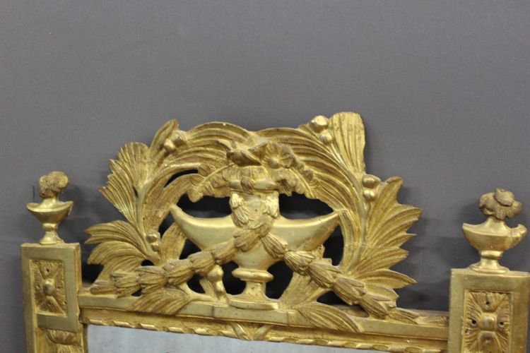 Specchio in legno dorato Luigi XVI XVIII