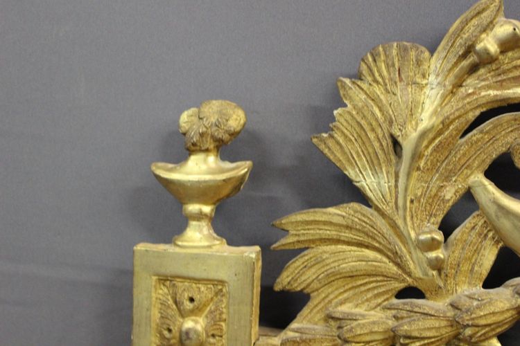 Specchio in legno dorato Luigi XVI XVIII