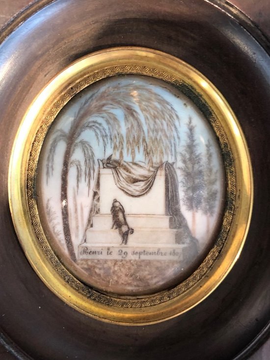 Miniatures - Seditious images - Signed Henri - Dated September 29, 1807