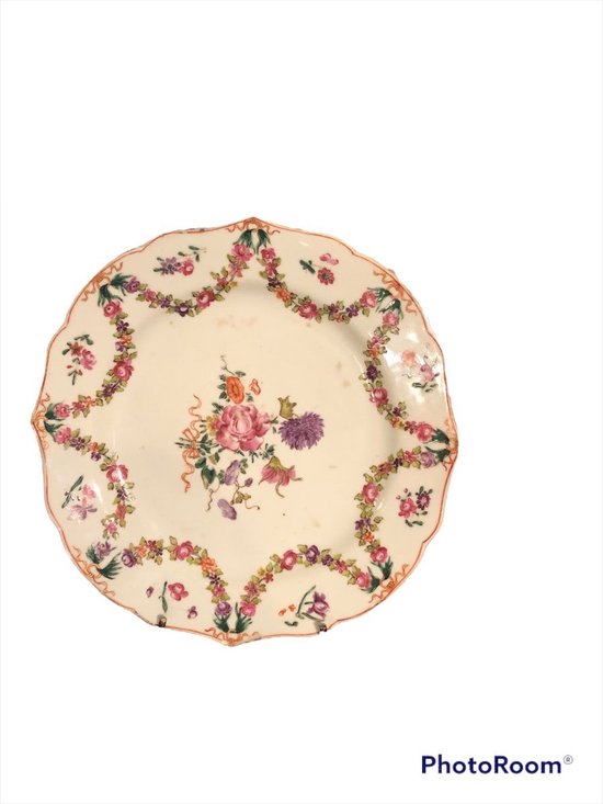 Plate - Porcelain - Compagnie des Indes - 18th century