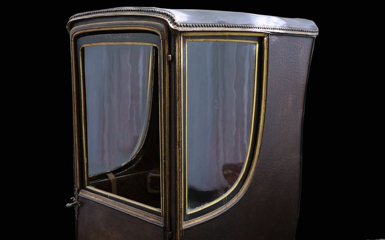 Chaise à porteur XVIIIeme siècle  Louis XV