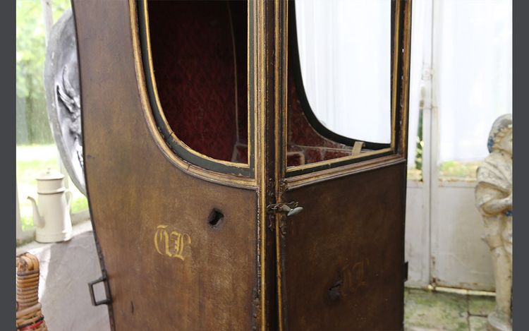 Chaise à porteur XVIIIeme siècle  Louis XV