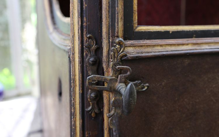 Chaise à porteur XVIIIeme siècle  Louis XV