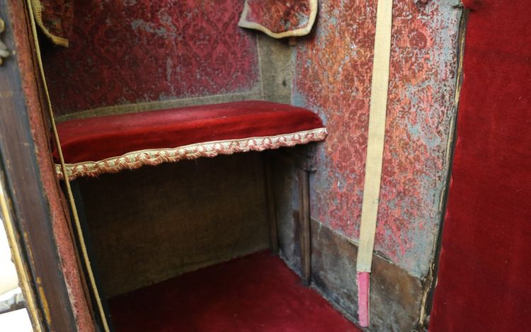 Chaise à porteur XVIIIeme siècle  Louis XV