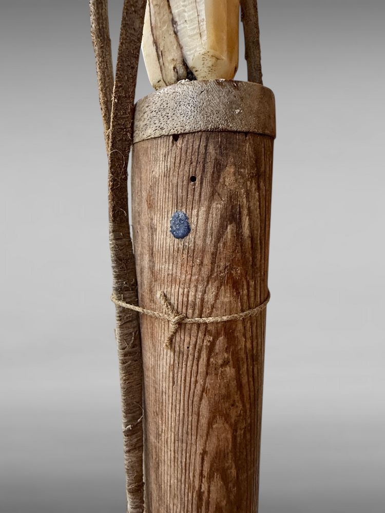 Groenlandia, arpione Inuit con punta di tricheco