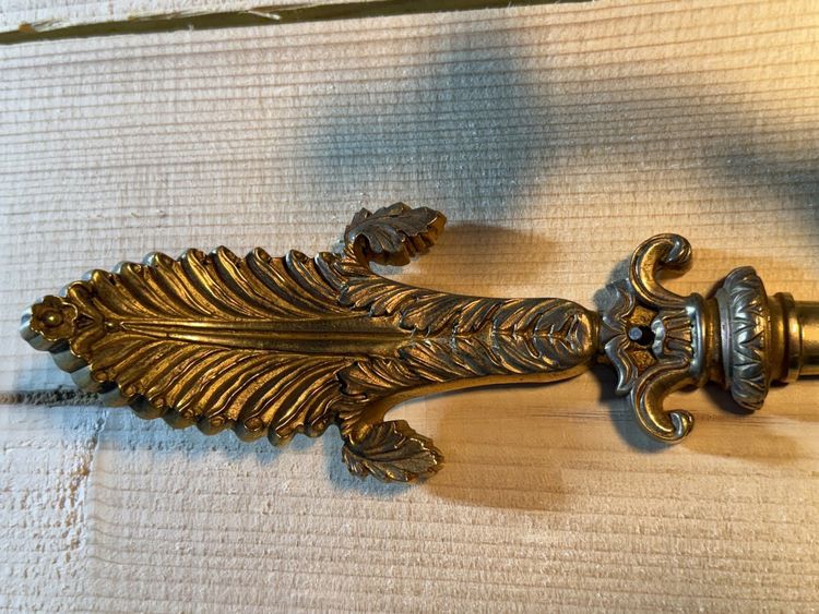 Pair of Empire style bronze sconces