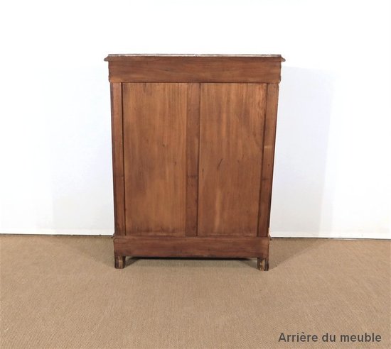 Cabinet between two in Walnut, Rocaille style - Period 1900