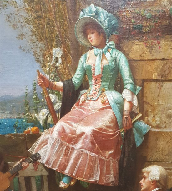 Georges DEVY - Scène galante en Italie