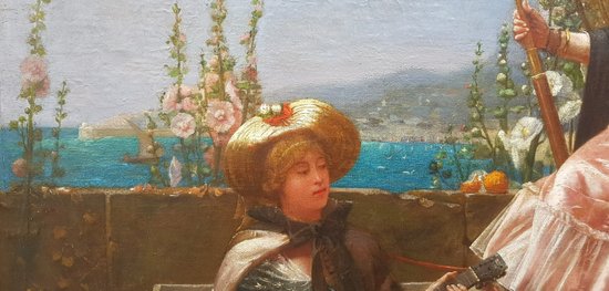 Georges DEVY - Scène galante en Italie