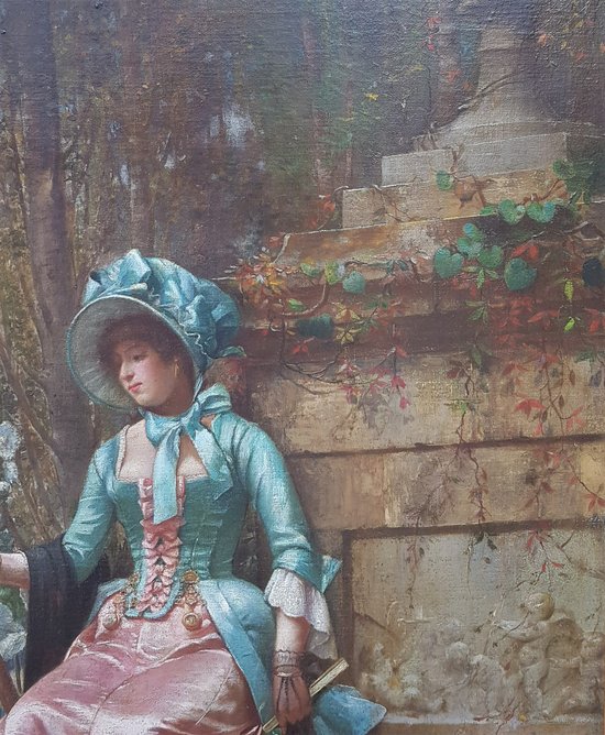 Georges DEVY - Scène galante en Italie