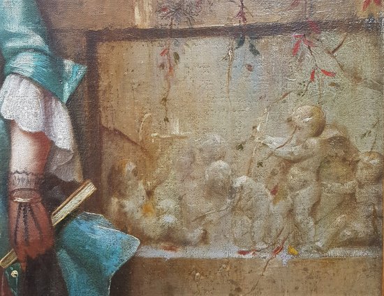 Georges DEVY - Scène galante en Italie