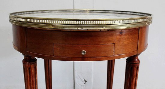 Table Bouillotte en Acajou, goût Louis XVI – Début XXe
