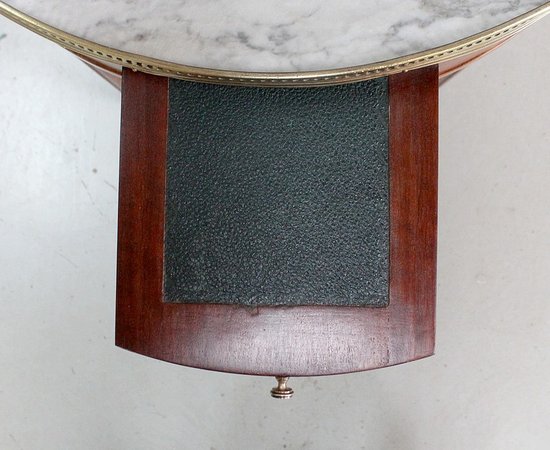 Table Bouillotte en Acajou, goût Louis XVI – Début XXe