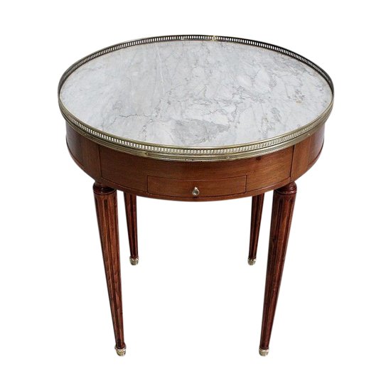 Table Bouillotte en Acajou, goût Louis XVI – Début XXe