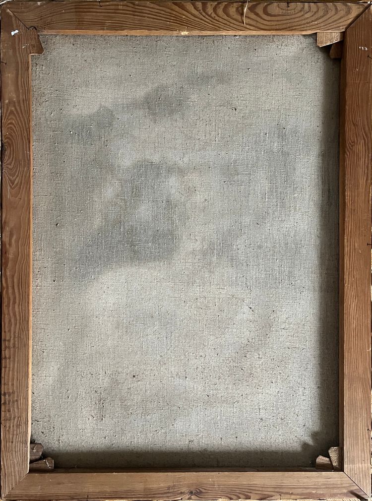 Dipinto a olio "Ritratto di signora" di Robert Hahn (1883-1940) W. Singer-Polignac?
