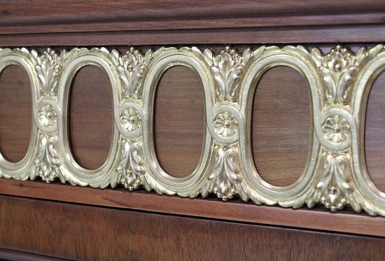  Bücherregal aus Kirsche und Mahagoni im Stil Louis XVI - Anfang des 20. Jahrhunderts
