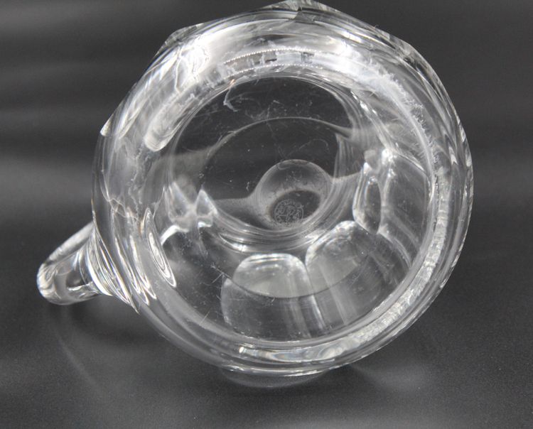 Baccarat crystal water pitcher, Talleyrand Harcourt model