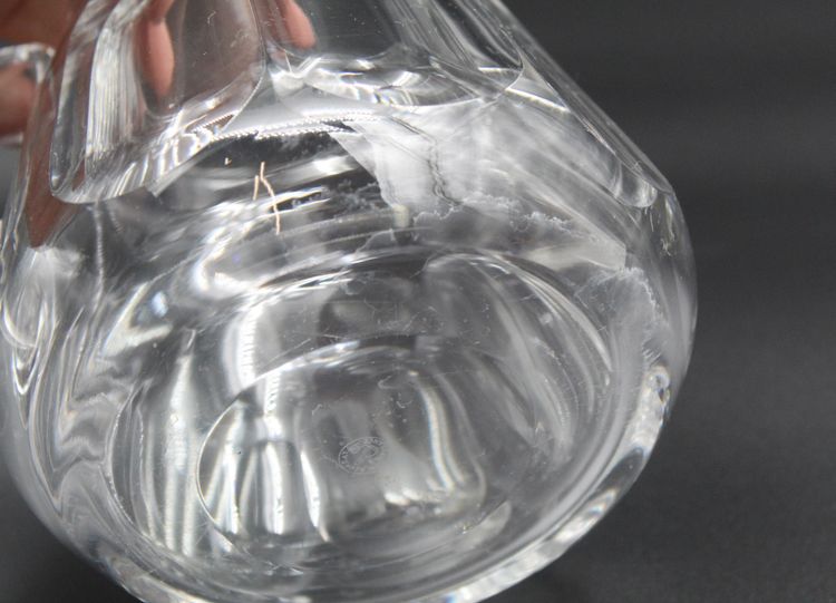 Baccarat crystal water pitcher, Talleyrand Harcourt model
