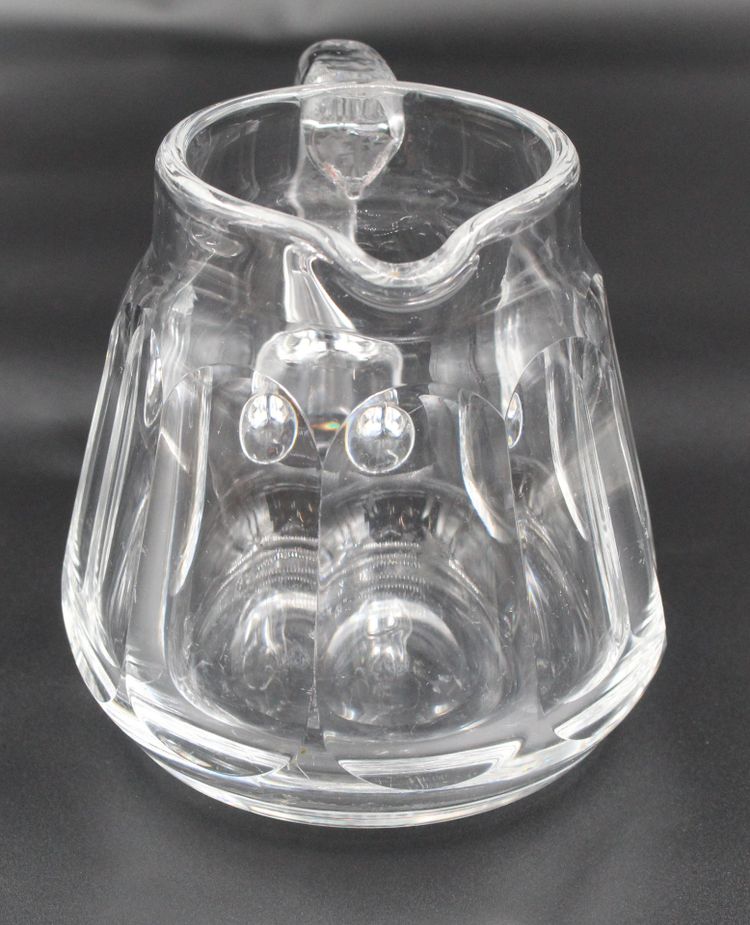 Baccarat crystal water pitcher, Talleyrand Harcourt model