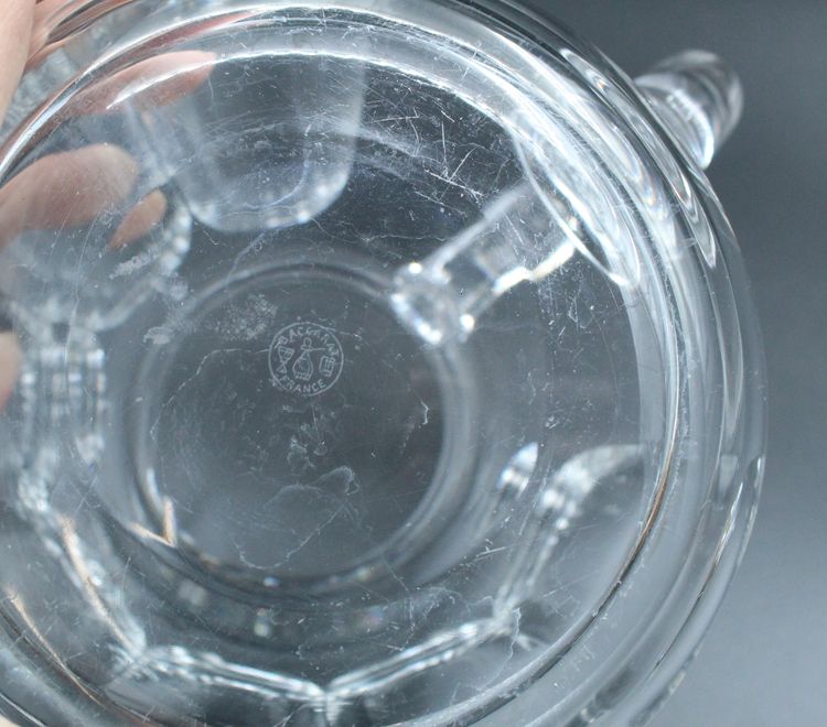 Baccarat crystal water pitcher, Talleyrand Harcourt model