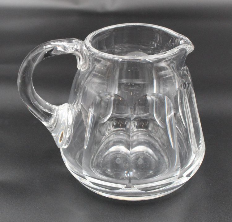 Baccarat crystal water pitcher, Talleyrand Harcourt model