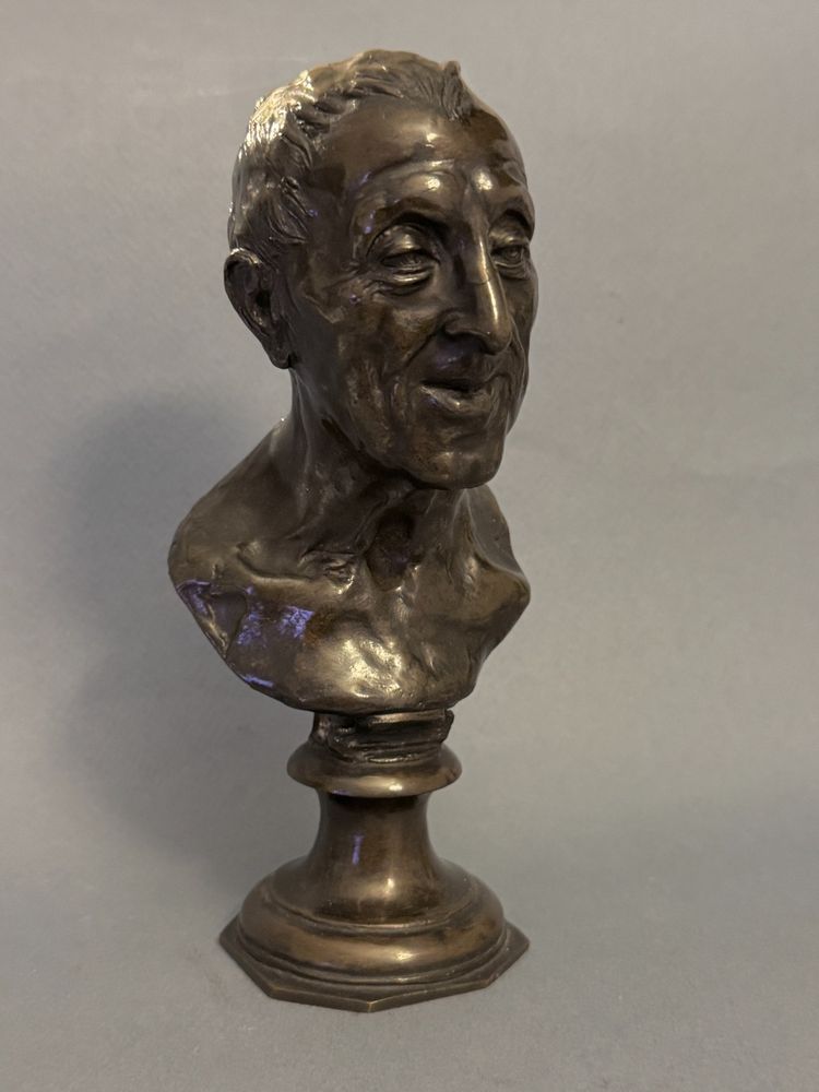 Bronze bust of a sage, V. Gemito