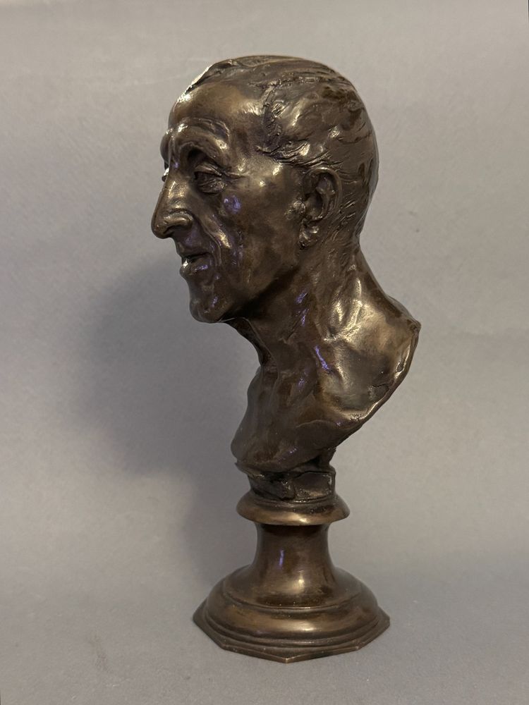 Bronze bust of a sage, V. Gemito