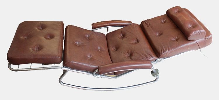 Fauteuil de repos 'Lama' signé Bahmüller vers 1970