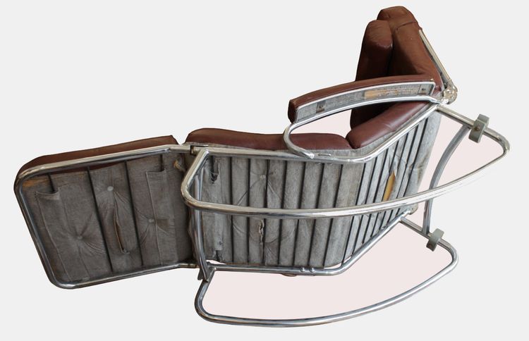 Fauteuil de repos 'Lama' signé Bahmüller vers 1970