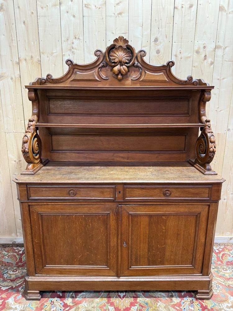 Louis Philippe „Saint-Hubert“-Sideboard aus Eichenholz