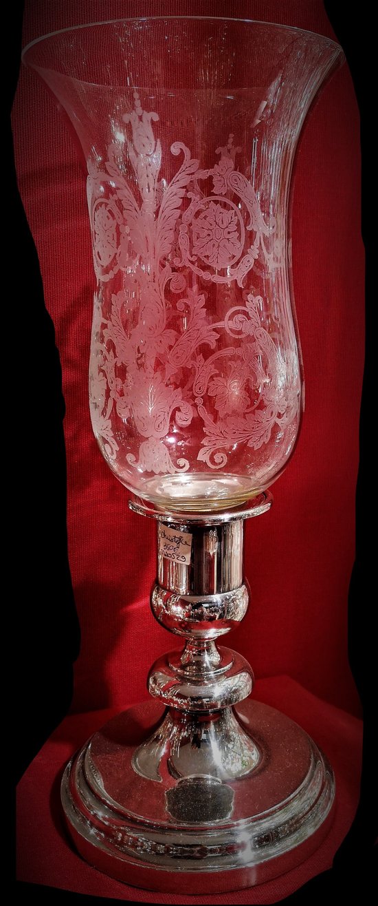 Lovely candle holder Christofle verrine Baccarat