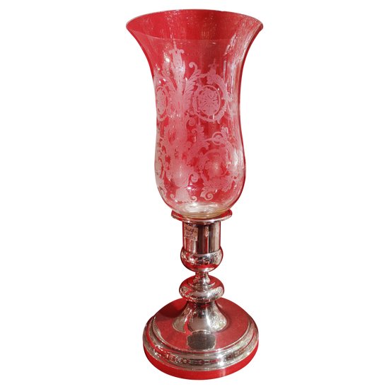 Ravissant photophore Christofle verrine Baccarat