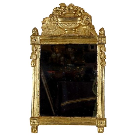  Miroir en Bois doré, style Louis XVI – Début XXe 