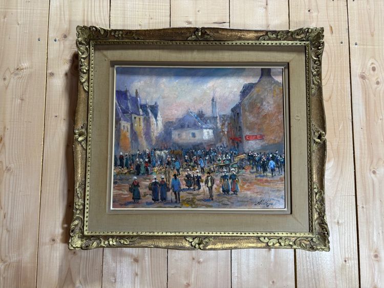 Serge Sauvage oil, Breton market